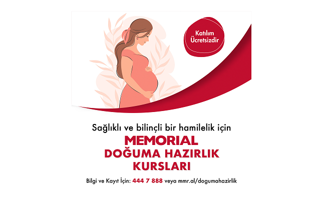 Memorial Doğuma Hazırlık Kursları Başlıyor