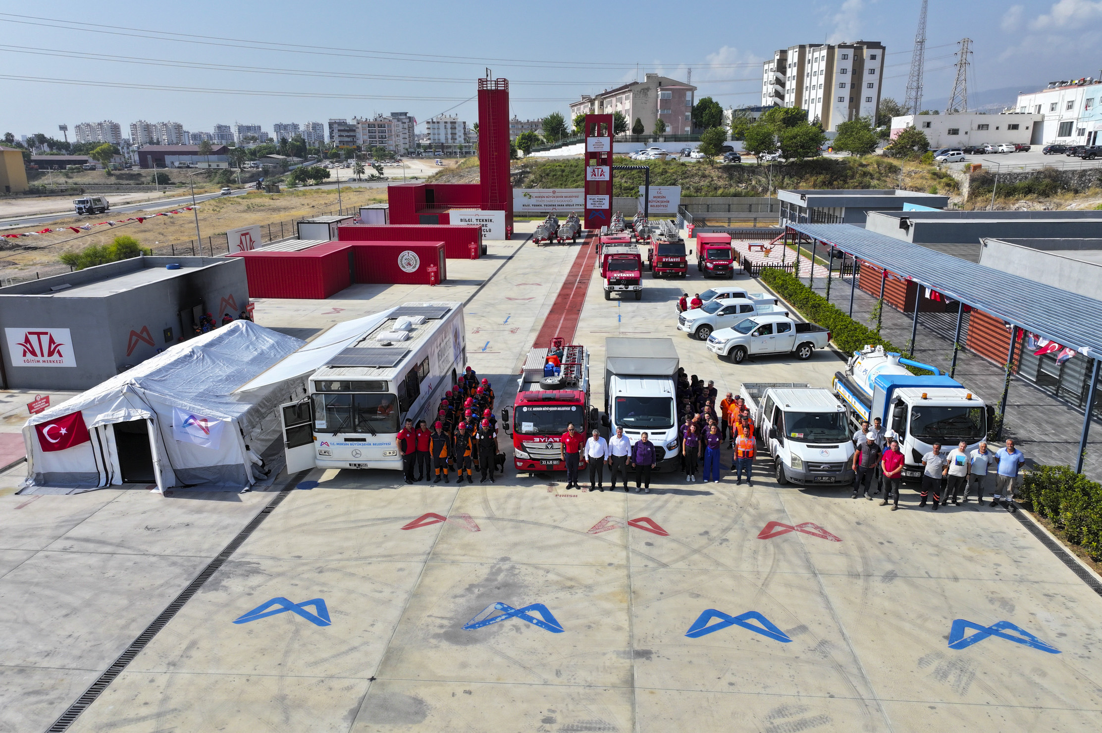 Büyükşehi̇r’den Her Detayi Düşünülmüş Deprem Tatbi̇kati (1)