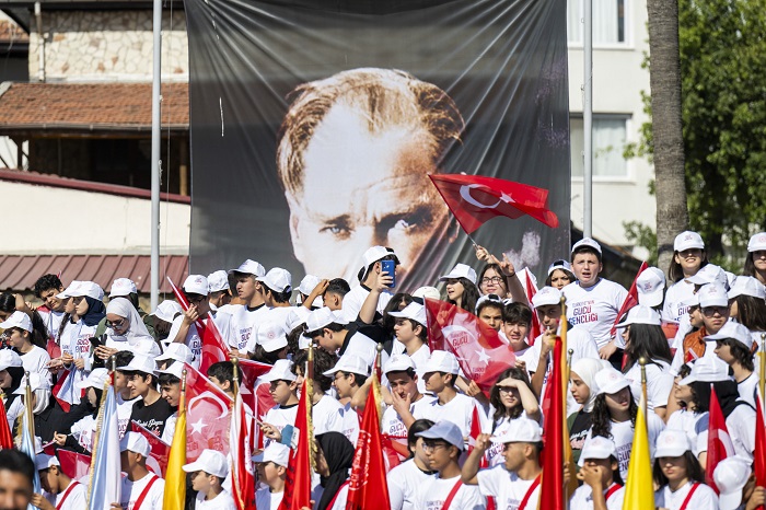 Mersi̇n’de 19 Mayis Kutlamalari Renkli̇ Görüntülere Sahne Oldu (6)