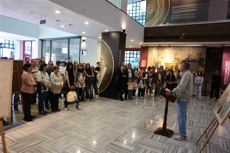 Eski̇şehi̇r Hamam Müzesi̇’nde “Resi̇mlerle Hamam Kültürü” (2)