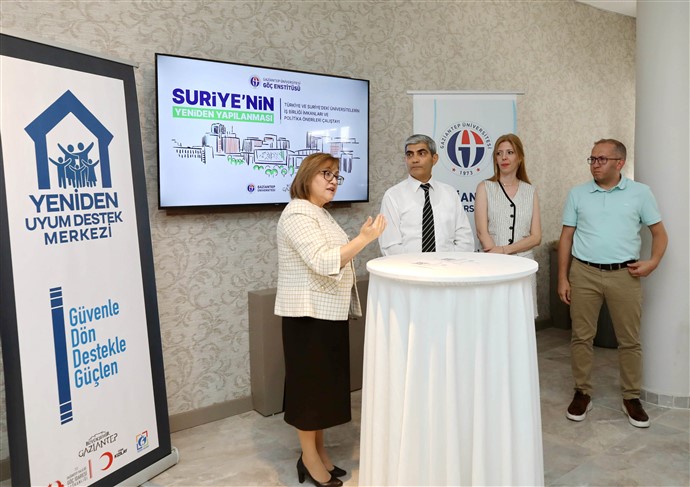 Gaün Göç Ensti̇tüsü’nden “Suri̇ye’ni̇n Yeni̇den Yapilanmasi” Çaliştayi 1