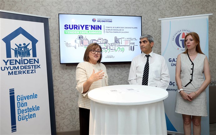 Gaün Göç Ensti̇tüsü’nden “Suri̇ye’ni̇n Yeni̇den Yapilanmasi” Çaliştayi 2