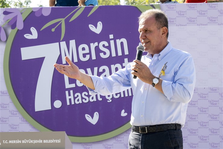 Başkan Seçer Ve Meral Seçer, ‘7. Lavanta Hasat Şenli̇ği̇’ne Katildi (11)