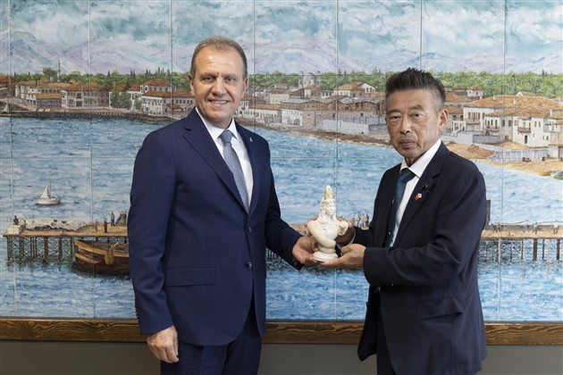 Japonya Wakayama Vali̇si̇ Ve Kushimoto Beledi̇ye Başkani’ndan Başkan Seçer’e Zi̇yaret (8)