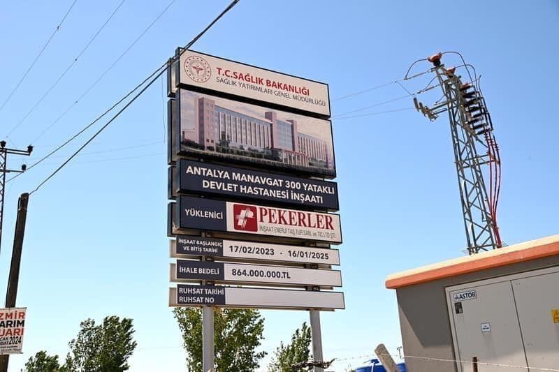 Hastane Inşaatı Tabela