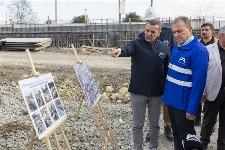 Başkan Seçer, Hal Katli Kavşaği İnşaatinda İncelemelerde Bulundu (8)