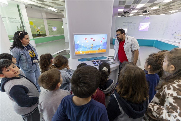 Mersi̇n Büyükşehi̇r Mercan Bi̇li̇m Merkezi̇ 200 Bi̇n Zi̇yaretçi̇ Sayisina Ulaşti (7)