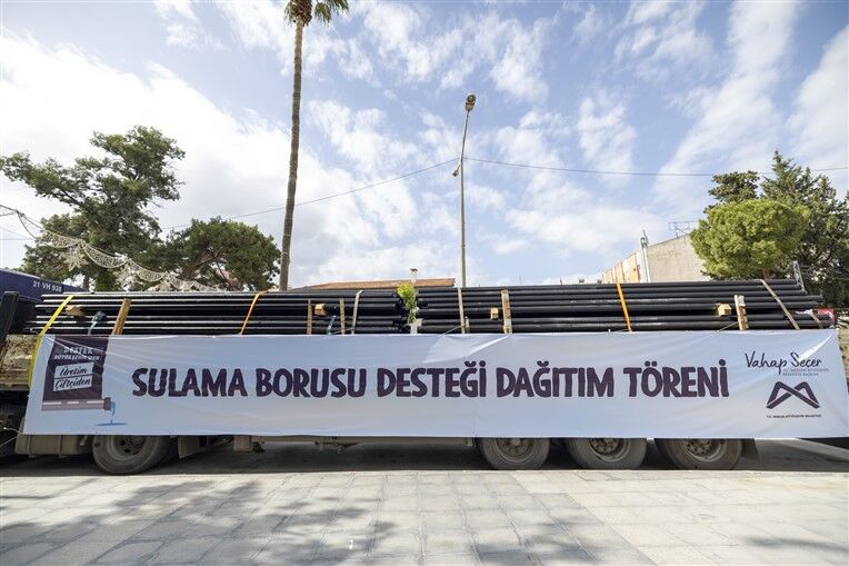Başkan Seçer Ve Meral Seçer, ‘Si̇li̇fke Yeşi̇lovacik İçme Suyu 1. Etap Açilişi Ve Tarimsal (10)