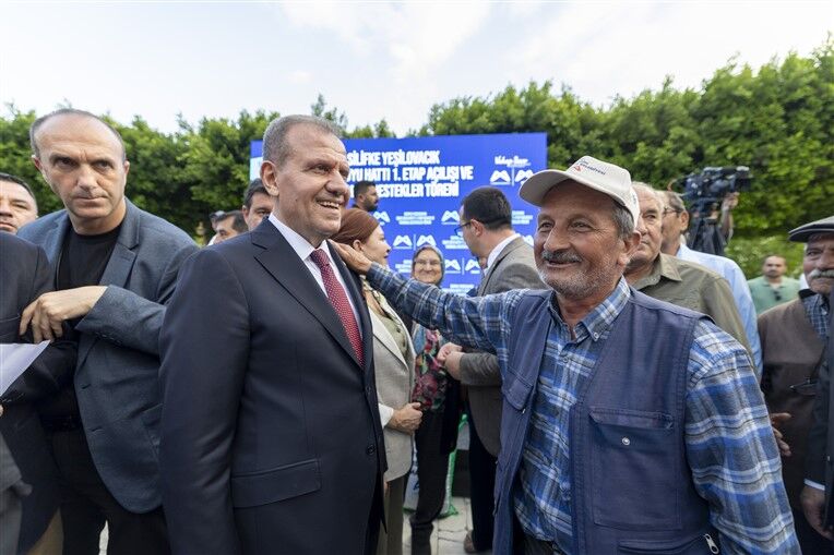 Başkan Seçer Ve Meral Seçer, ‘Si̇li̇fke Yeşi̇lovacik İçme Suyu 1. Etap Açilişi Ve Tarimsal (3)