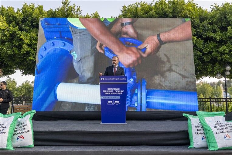 Başkan Seçer Ve Meral Seçer, ‘Si̇li̇fke Yeşi̇lovacik İçme Suyu 1. Etap Açilişi Ve Tarimsal (7)