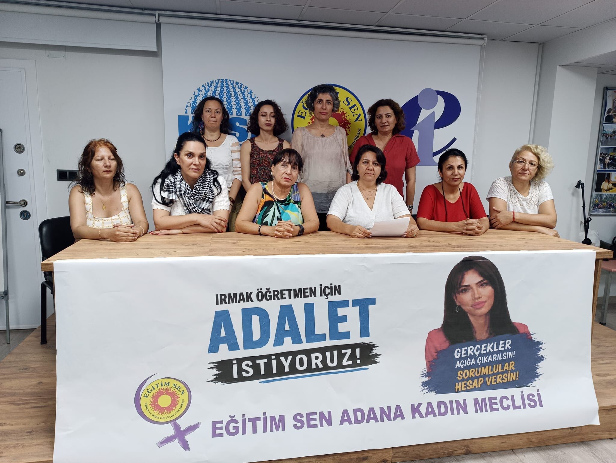 Eğitim Sen Adana Kadın Meclisi: “Irmak Ayşe Koparan Öğretmen İçin Adalet İstiyoruz”