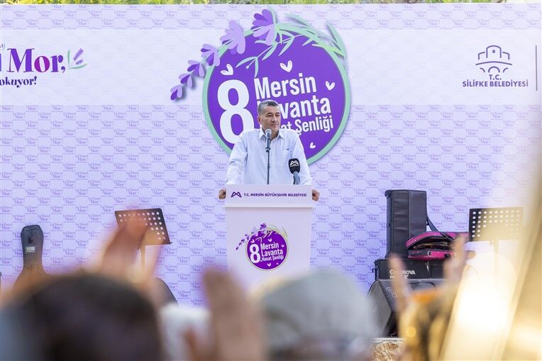 Başkan Seçer İle Meral Seçer, ‘8. Lavanta Hasat Şenli̇ği̇’ne Katildi (18)