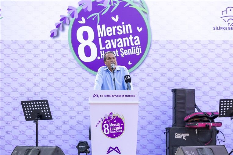 Başkan Seçer İle Meral Seçer, ‘8. Lavanta Hasat Şenli̇ği̇’ne Katildi (21)