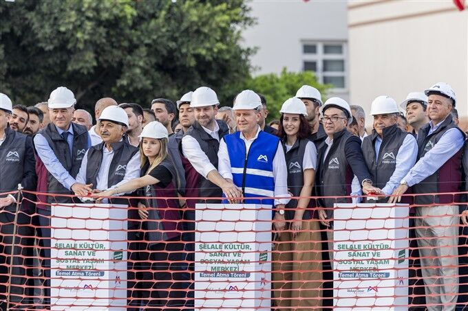 Başkan Seçer, ‘Şelale Kültür, Sanat Ve Sosyal Yaşam Merkezi̇ Temel Atma Töreni̇’ne Katildi (1)