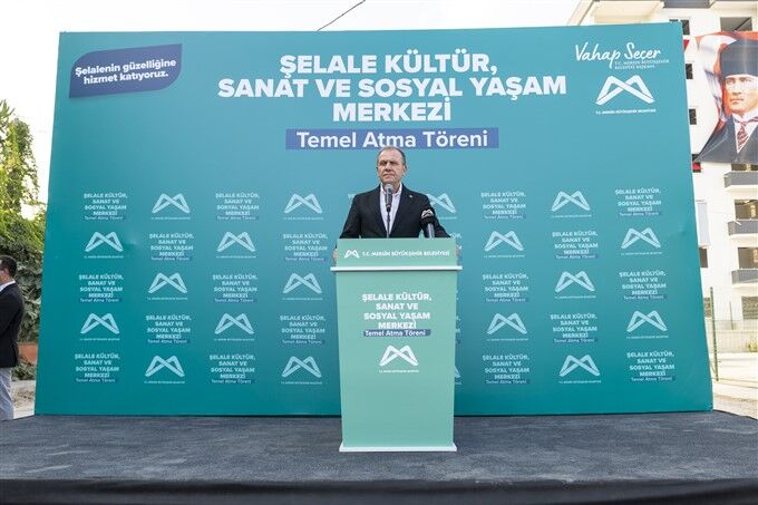 Başkan Seçer, ‘Şelale Kültür, Sanat Ve Sosyal Yaşam Merkezi̇ Temel Atma Töreni̇’ne Katildi (3)
