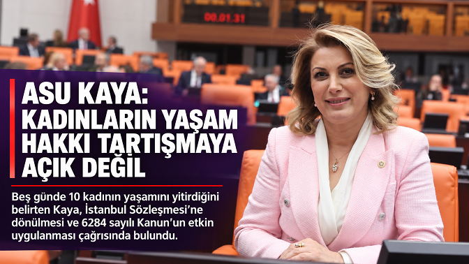 Asu Kaya: Kadınların yaşam hakkı tartışmaya açık değil