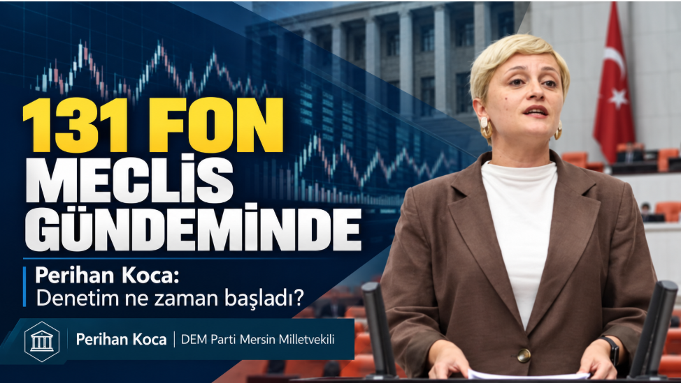 DEM Partili Perihan Koca’dan 131 fon için soru önergesi: “Denetim ne zaman başladı?”