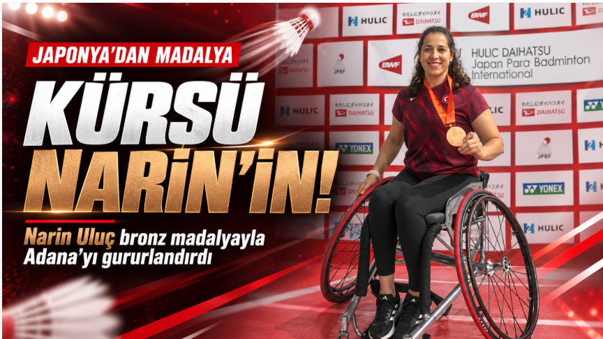 Narin Uluç’tan Japonya’da bronz madalya: Adana’ya büyük gurur