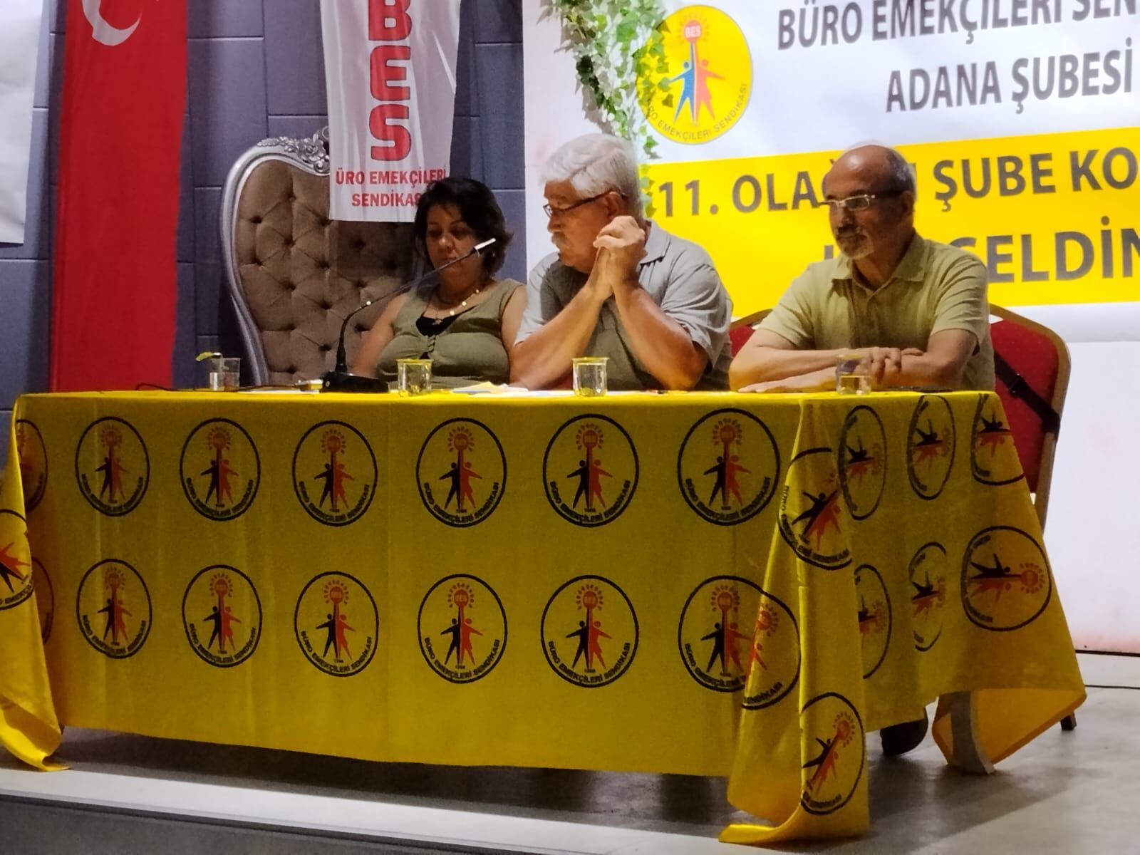 BES Adana’da 11. Olağan Genel Kurul: Ali Duran’dan KHK’liler ve iş güvencesi vurgusu