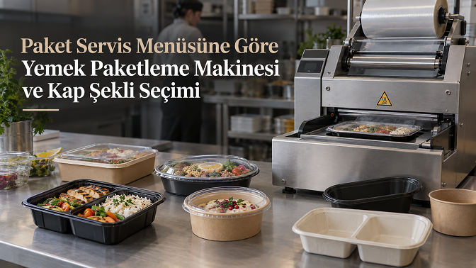 Paket Servis Menüsüne Göre Yemek Paketleme Makinesi ve Kap Şekli Seçimi