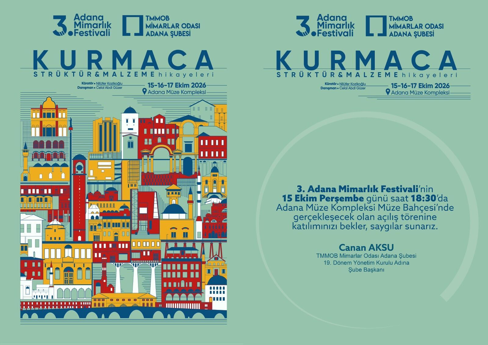 Mimarlar Odası 3.Adana Mimarlık Festivali