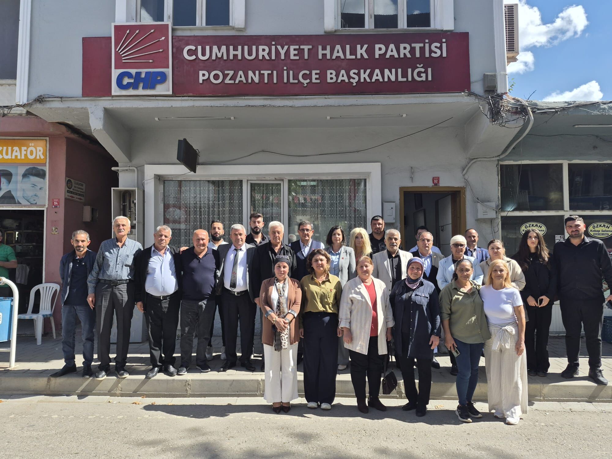 CHP Adana İl Yönetimi, Pozantı ilçesinde çeşitli temaslarda bulundu