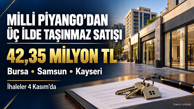 Milli Piyango üç ildeki taşınmazlarını satışa çıkarıyor: Toplam 42,35 milyon lira
